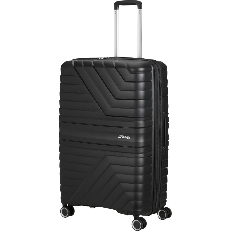 Liels koferis American Tourister FlyTwist D Shadow Black Liels koferis American Tourister FlyTwist D Shadow Black