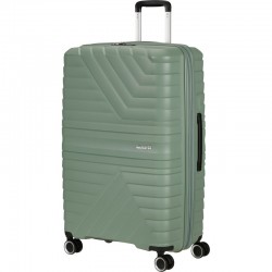 Liels koferis American Tourister FlyTwist D Botanic Green