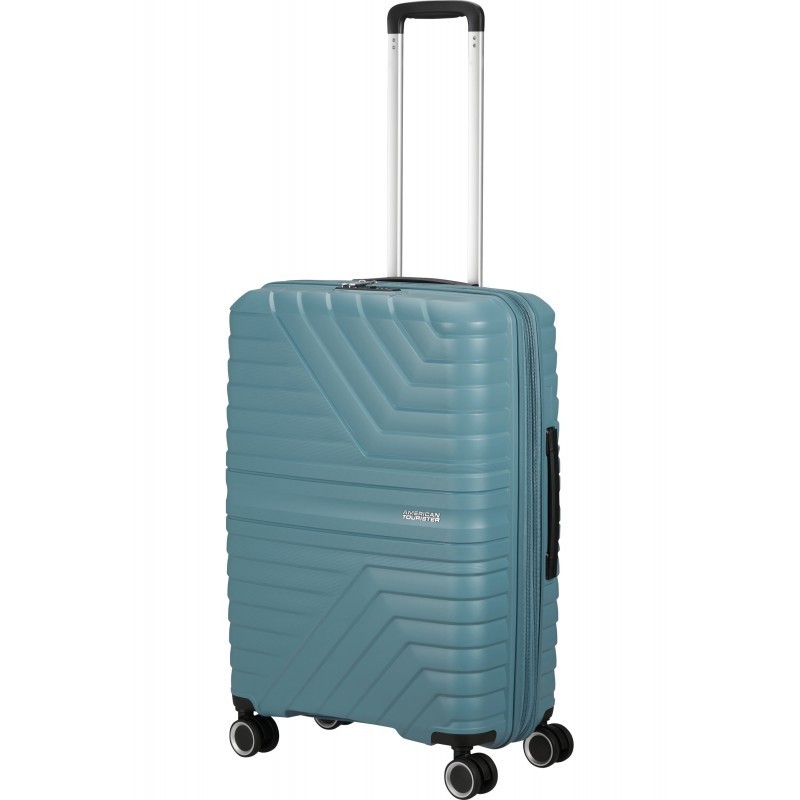 Vidējais koferis American Tourister FlyTwist V True Red