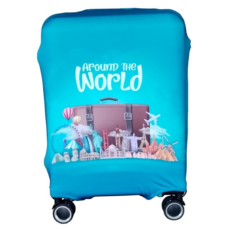 Liels koferu čehols Around the World - Cover for L size luggage Liels koferu čehols Around the World - Cover for L size luggage