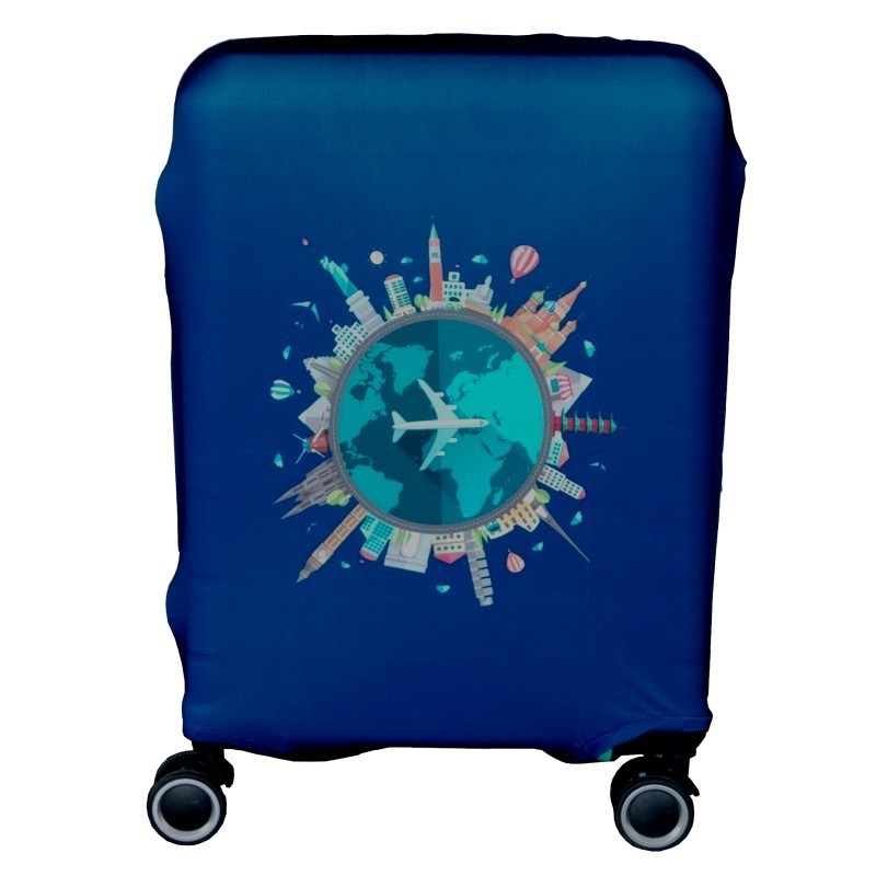 Vidējais koferu čehols World - Cover for Medium size luggage Vidējais koferu čehols World - Cover for Medium size luggage